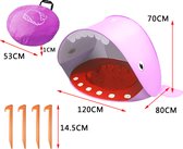 RAMBUX® - Strandtent - Zwembad - Walvis Roze - Pop Up Tent - UV en Wind Werend - Zwembad Baby - Windscherm Speeltent