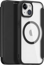 Dux Ducis - Coque iPhone 15 - Convient pour Magsafe - Book Case - Zwart