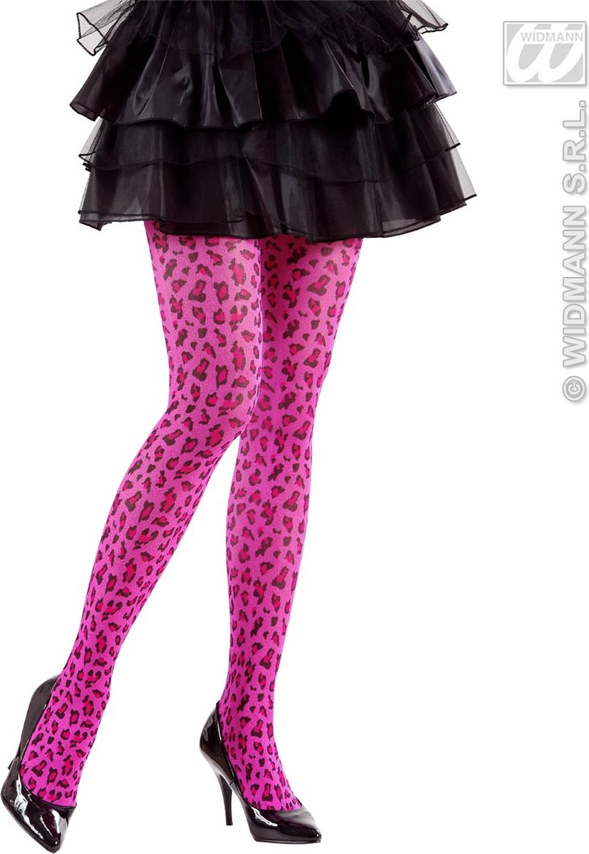 Luipaard print panty roze