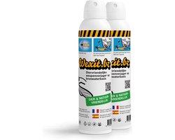Wexit.bz - 2 x Wespenspray op bronwaterbasis - Dier & natuurvriendelijk - BBQ - Terras - Horeca - Wespen - Wespennest