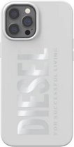 Diesel Silicone Back Case - Geschikt voor Apple iPhone 12 Pro Max (6.7") - Wit