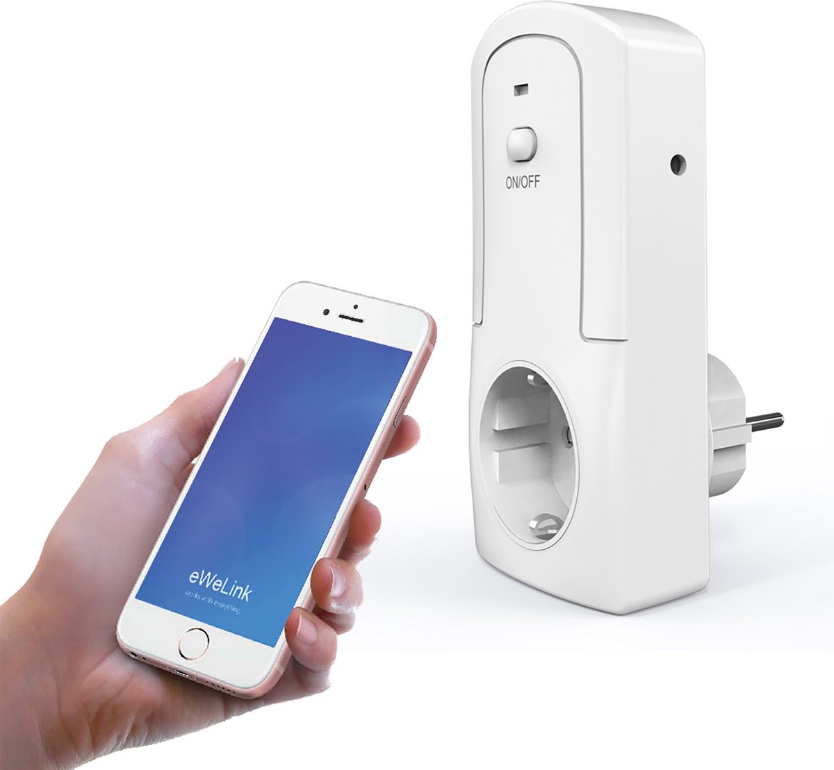Ecowelle WTS5000 plug-in thermostaat met App stopcontact thermostaat gemakkelijke bediening
