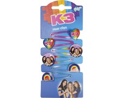 foto van K3 haarspeldjes 6 haarclips haarspeldjes - kinder haaraccessoire kids beauty 6 stuks Totum Studio 100