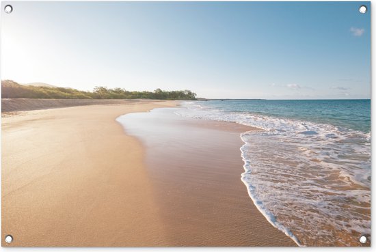 Tuinposters buiten Strand - Zand - Lucht - 90x60 cm - Tuindoek - Buitenposter