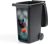 Container sticker Vlinder - Bloemen - Insect - 38x80 cm - Kliko sticker