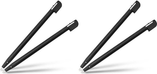 4 x Stylus Pen geschikt voor de Nintendo DS Lite Zwart