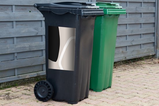 Autocollant conteneur Pastel - Minimalisme - Formes - 40x60 cm - Autocollant Kliko