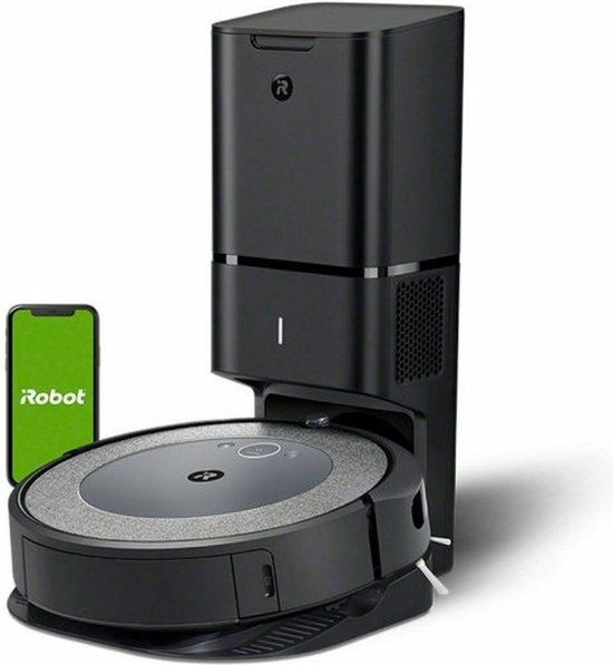 iRobot Roomba i5658, Combi, Zwart, Grijs, Rond, 2,1 l, 70 dB, Lithium-Ion (Li-Ion) Dierenvriend