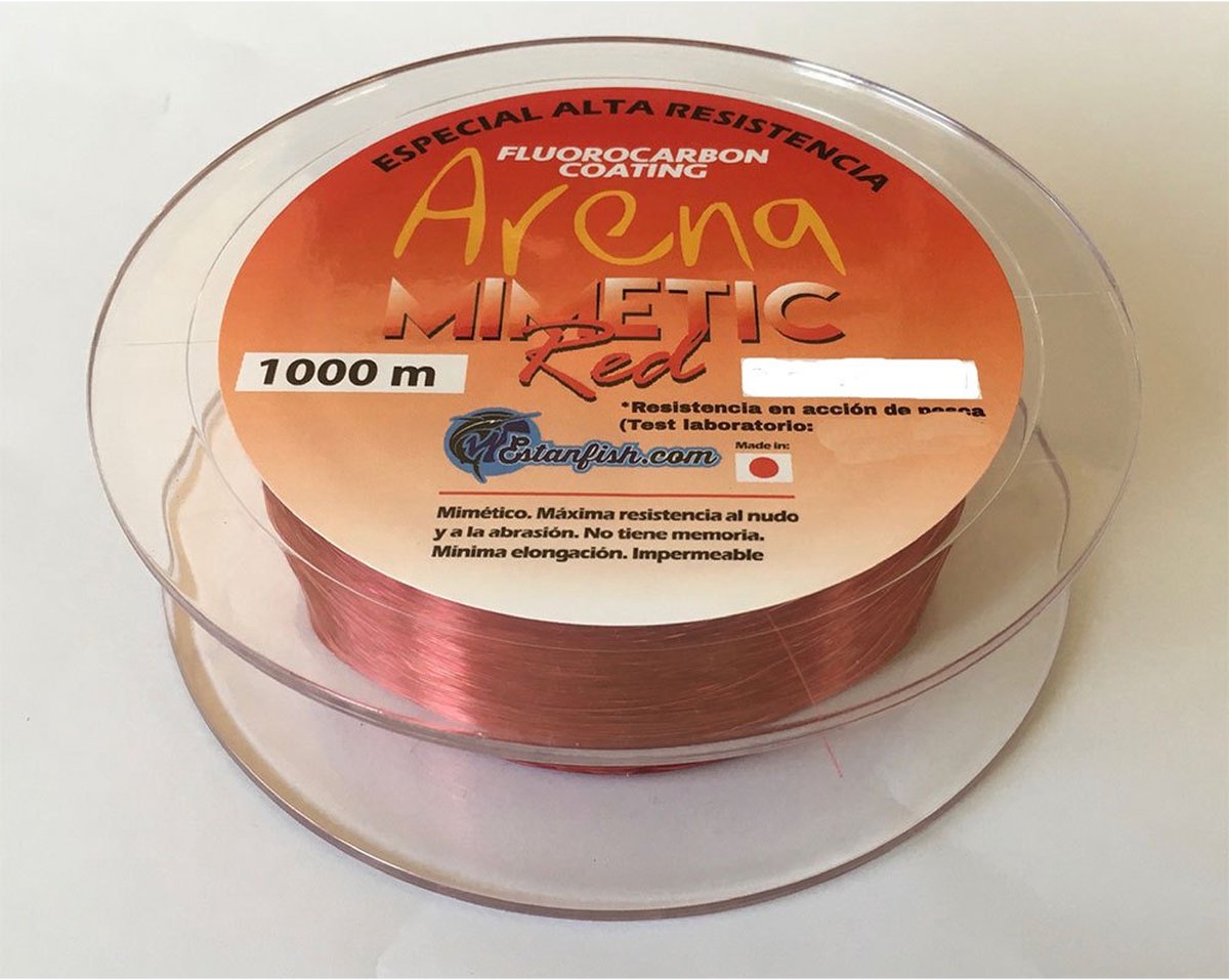 Estanfish Arena Monofilament 1000 M Rood 0.370 mm