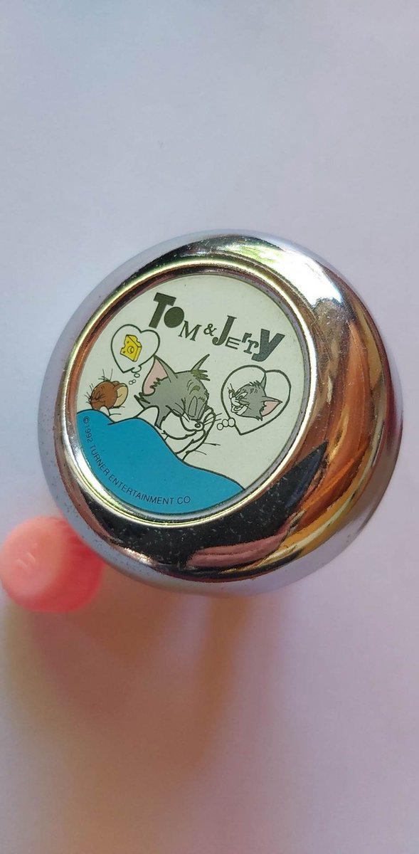 Widek - Fietsbel - Tom & Jerry - Chroom / Roze