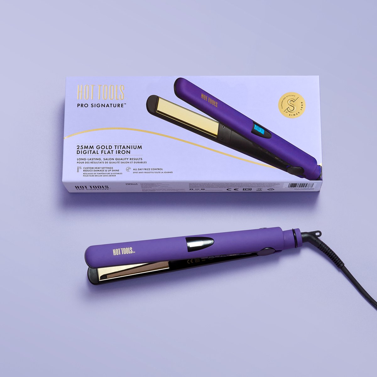 Hot Tools Pro Signature Stijltang 25mm met Keramische Platen - afbeelding 3
