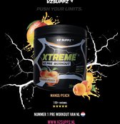Xtreme Pre Workout - Mango/Peach - Pre Workout - Cafeïne Boost - Voor je training - Energie - Boost - Uithoudingsvermogen - L Citrulline - Beta Alanine - Mango - Peach - Xtreme - Extreme