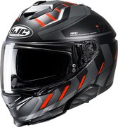 Hjc I71 Simo Black Orange Mc6Hsf Full Face Helmets L - Maat L - Helm