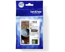 Brother LC-422VAL - Originele Cartridge - Standaard formaat - Zwart, Cyaan, Magenta, Geel