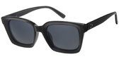 Zonnebril modeljaar 2023 | Damesbril | Montuur zwart-Lens donkerblauw
