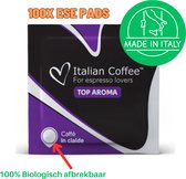 Coffee italien - Espresso Top Aroma - 100x Dosettes de café ESE 44mm