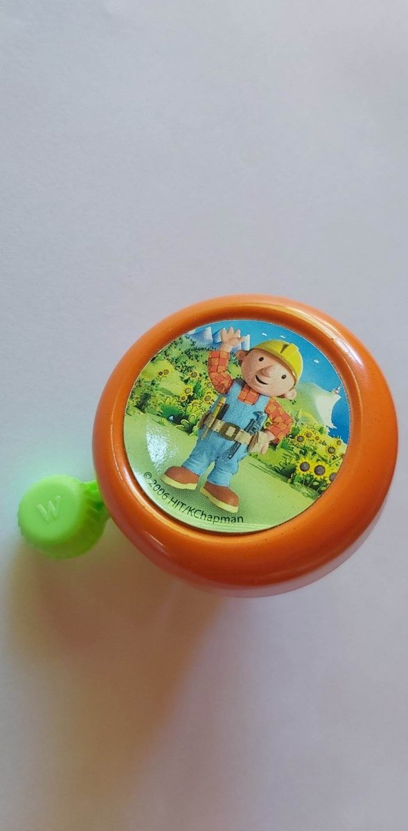 Widek - Fietsbel - Bob de Bouwer - Orange - Bob groet