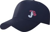 JiPo - Pet - Cap - Zwart - Logo - One Size
