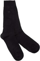Swole Panda - effen bamboe sokken heren - zwart - luxe naadloze sokken