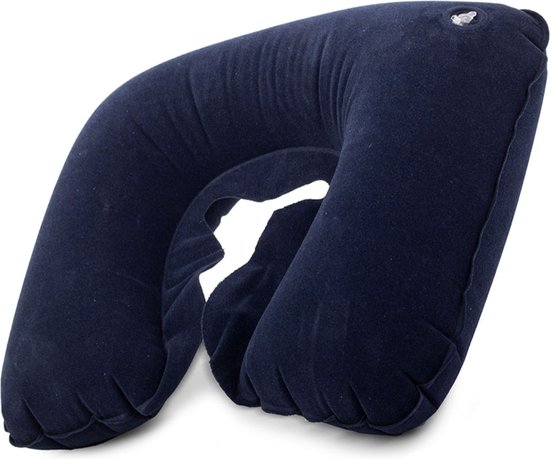 Opblaasbaar Nekkussen Voor Reizen - U-vormig Comfortabel Neksteunkussen Voor Vliegtuig Auto Trein Of Camping