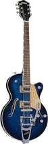 Gretsch G5655T-QM Electromatic Center Block Jr. Bigsby Hudson Sky - Semi-akoestische gitaar