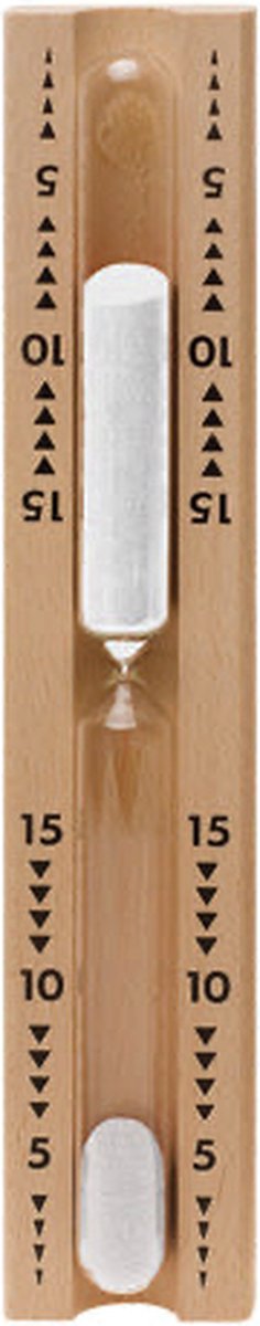Goedkoopste Sauna Zandloper - Accessoires - 15 Minuten - Wit Zand - Cosas