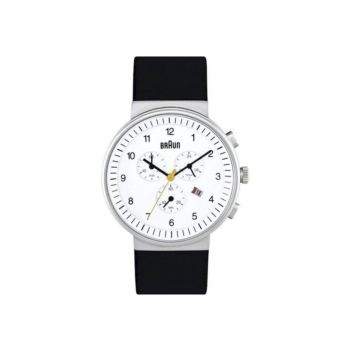 Braun - BN0035WHBKG - Polshorloge - Heren - Kwarts - Chronograaf - Classic