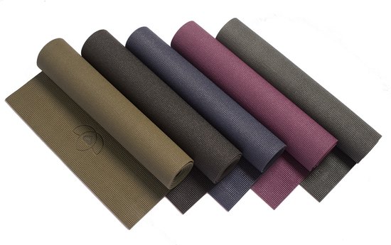 Yogamat sticky extra dik zwart - Lotus - 6 mm - fitnessmat - sportmat - pilates mat van Lotus — afbeelding 5