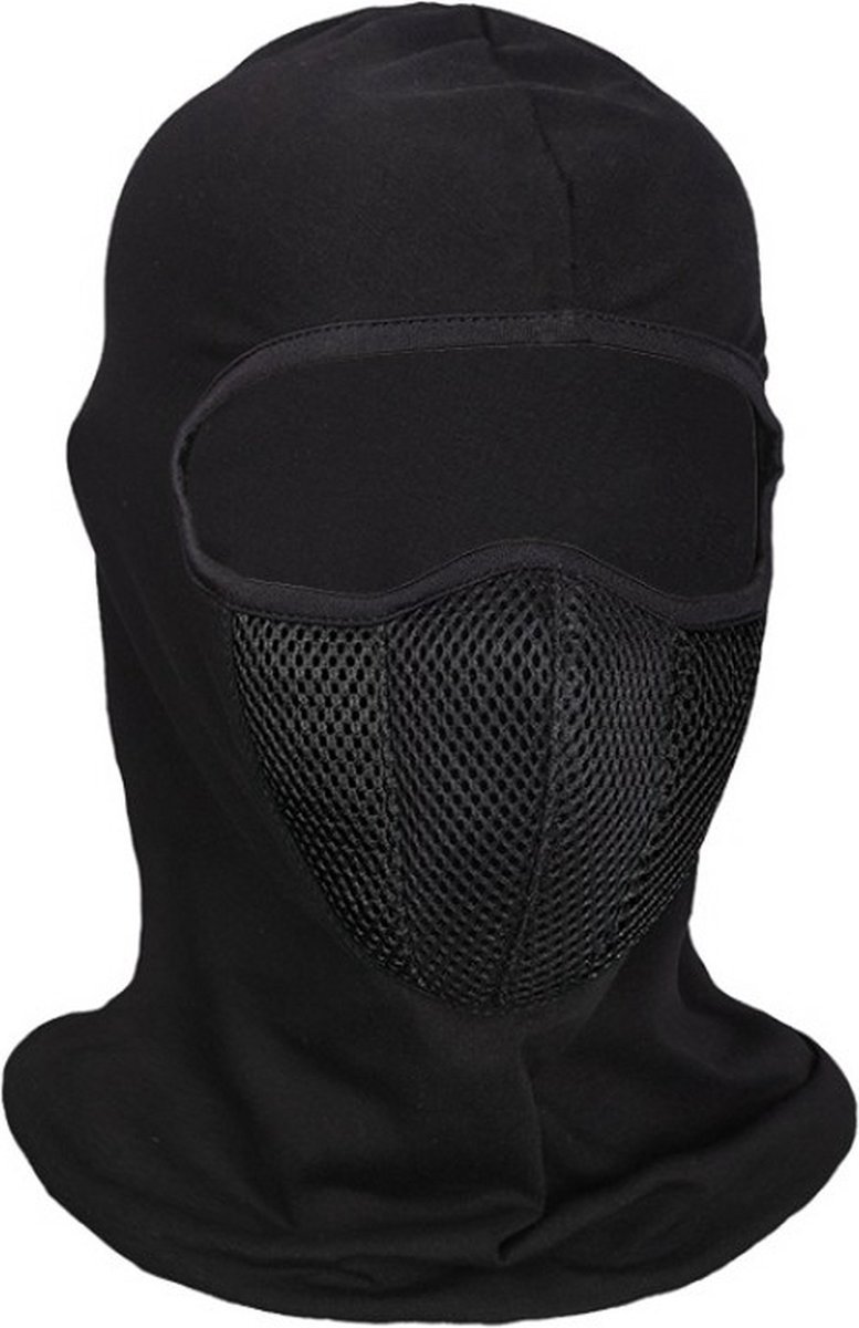 Balaclava Bivakmuts I Nekwarmer I Bivak I Gezichtsmasker I Motormuts I Skiën I Snowboarden I Motorrijden I Zwart