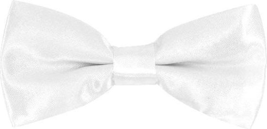 Sorprese - Vlinderstrik Kind - Wit - Vlinderdas Kind - 10 cm - Kinderen - Voorgestrikt