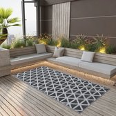 Bol.com vidaXL Buitenkleed 120x180 cm PP zwart aanbieding
