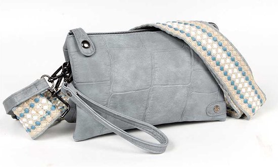 Expatrié Clutch Dames Goud Bruin - Emilie - Stijlvolle schoudertas voor bruiloften