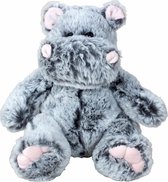 Nijlpaard knuffel van zachte pluche - speelgoed dieren - 26 cm - Knuffeldieren