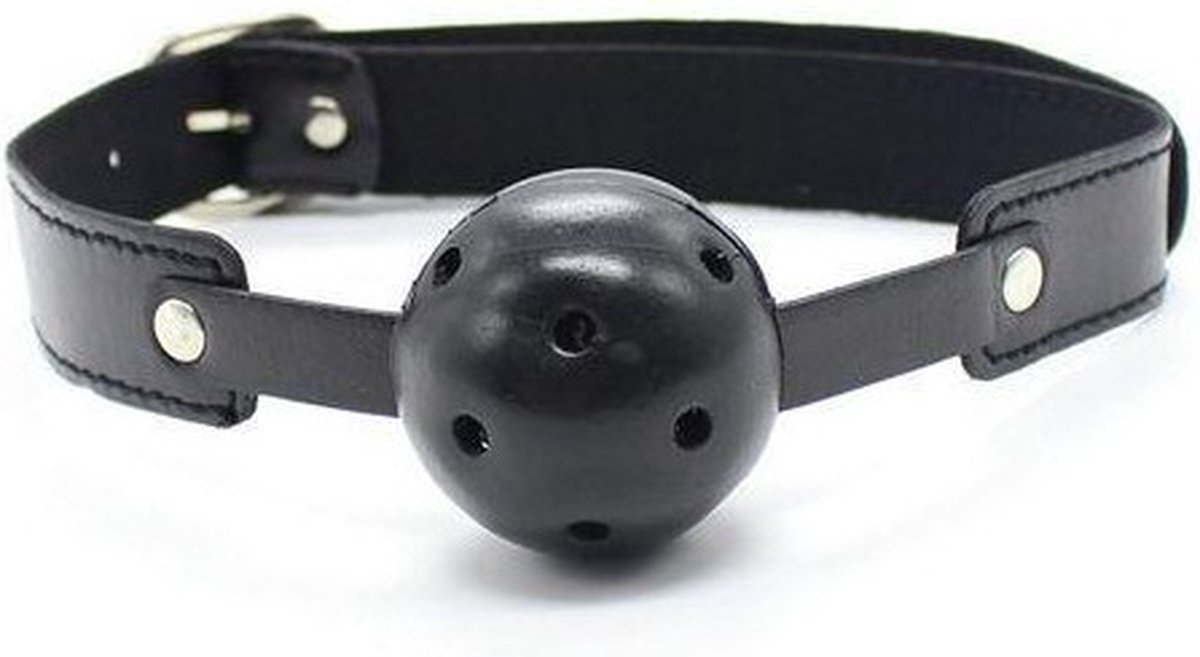 Goedkoopste FETISH ARTS - BEGINNERS BLACK BREATHABLE GAUG