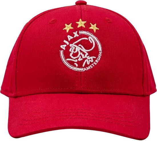 Ajax-cap rood met wit logo senior - Ajax