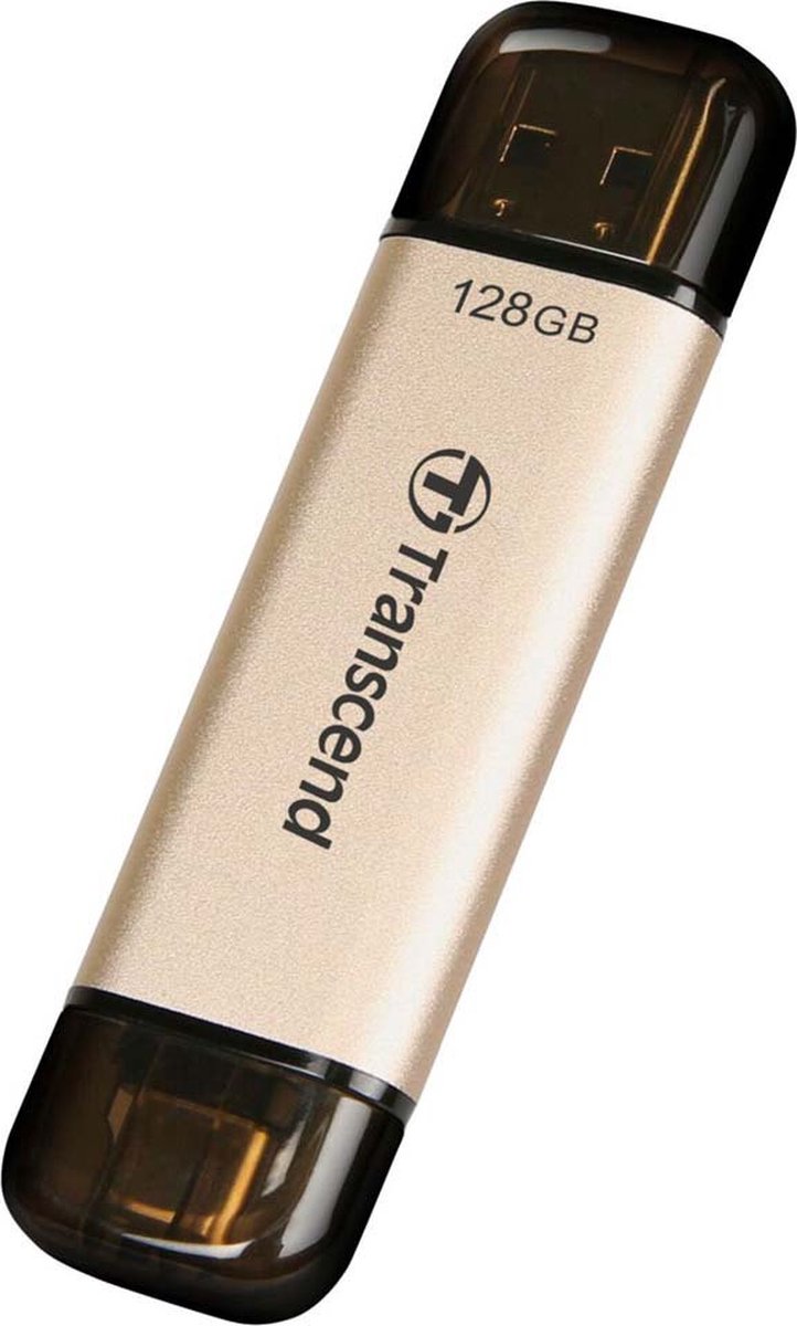 Transcend JetFlash 930C USB-stick 128 GB USB 3.2 Gen 1, USB-C® Goud TS128GJF930C