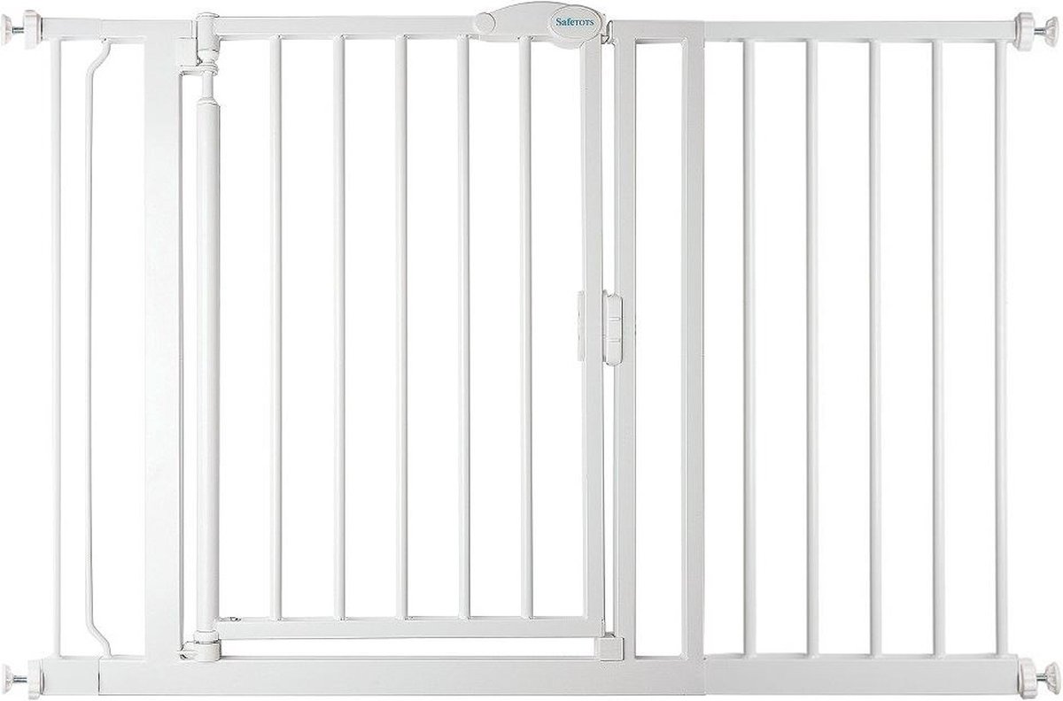 Safetots Self Closing Klemhek, Traphekje, 118,2cm - 125,2cm, Wit
