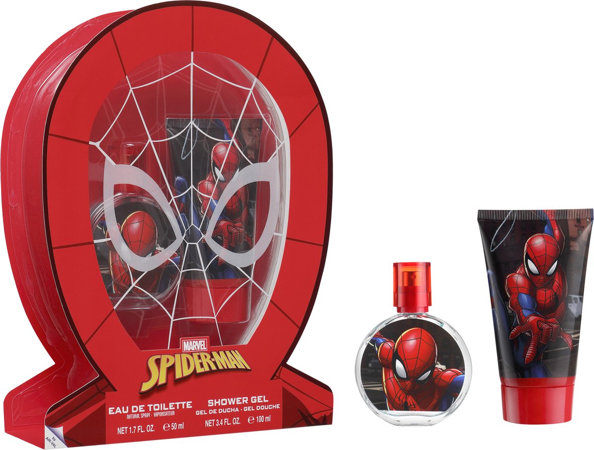 Spiderman - Coffret Cadeau de Bain avec 1 Jouet Inclus - 2pcs