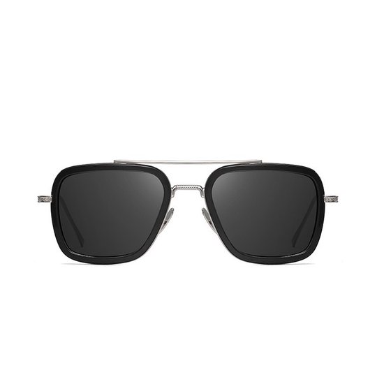 BUGOLINI® Hercules - Designer Zonnebril Voor Heren - Gepolariseerd - UV400 - Silvery Black van BUGOLINI — afbeelding 2