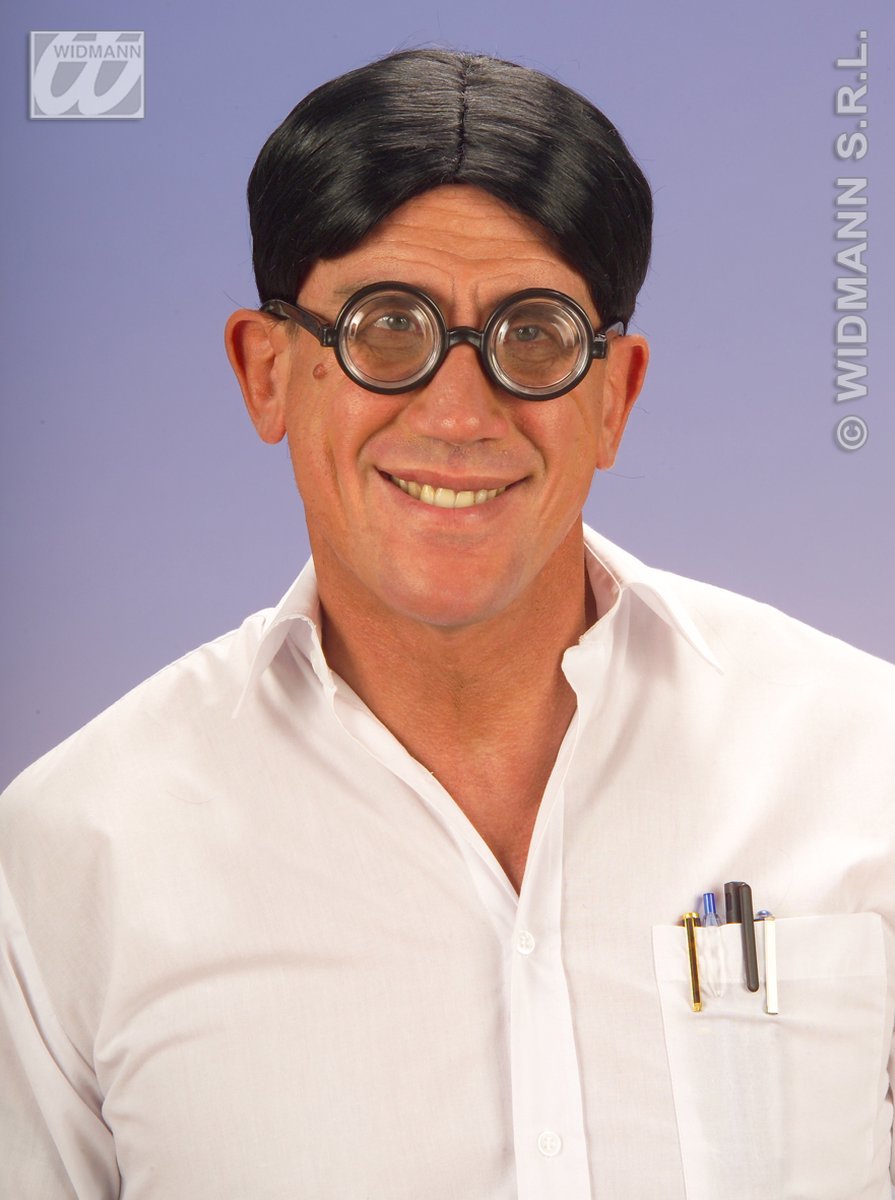 Nerd pruik schooljongen