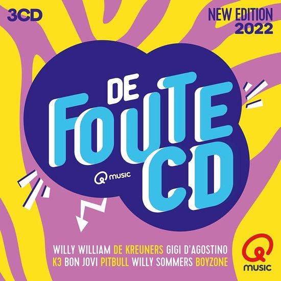 Various Artists - De Foute CD Van Qmusic (2022) (3 CD)