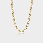 Figaro Ketting 7 mm - Gouden Schakelketting - 50 cm lang - Ketting Heren - Olympus Jewelry