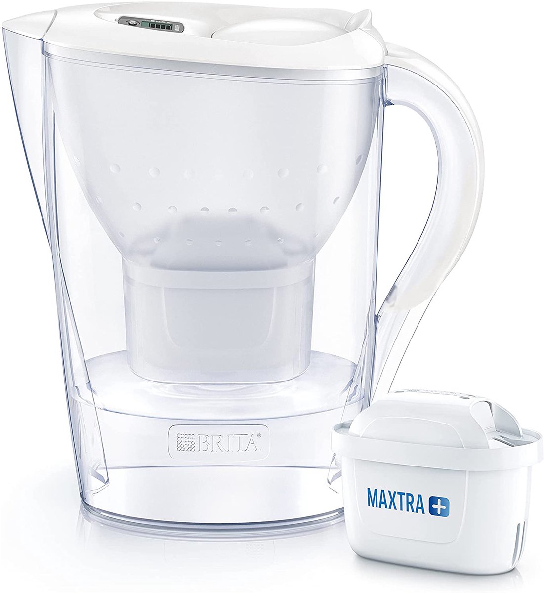 Bol.com BRITA Waterfilterkan Marella Cool White - 2,4L aanbieding