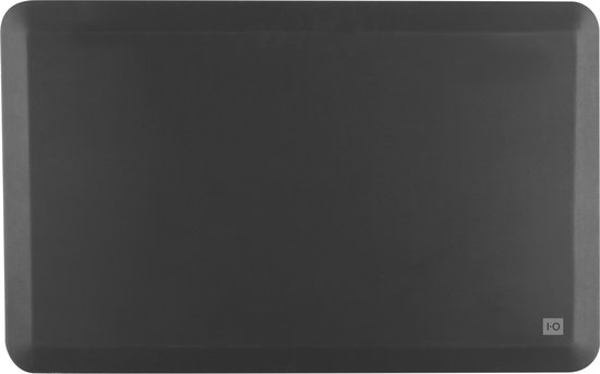 IVONO® Ergo Zit-Sta Mat - Anti-Vermoeidheidsmat met Schokdemping - Bevordert Gezond Staand Werken en Bloedcirculatie - Slipvast, Waterafstotend & Makkelijk te Reinigen - Zwart