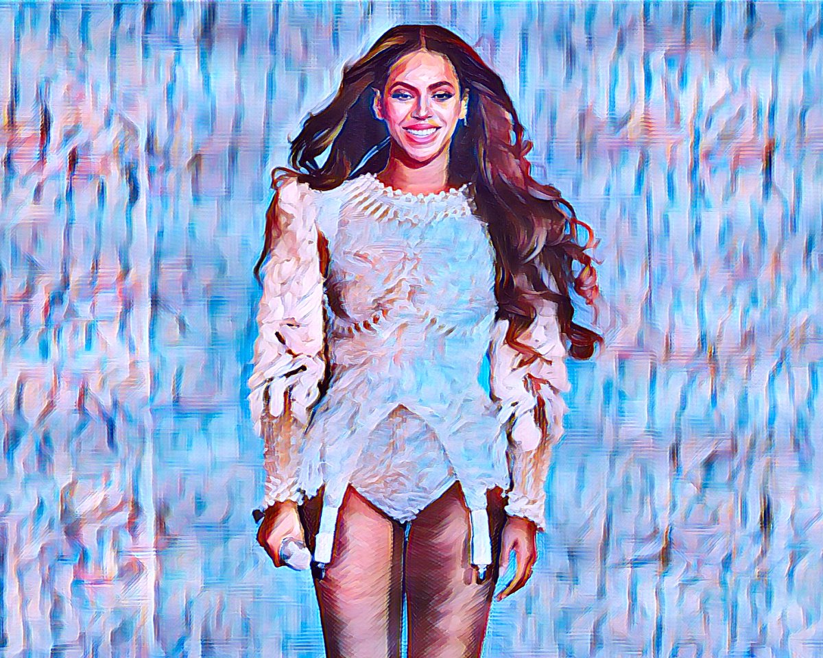 Passion For Art Beyonce 2 - Poster - 50 x 70 cm blauw