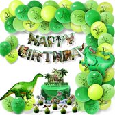 Ballonnenboog Dino - 71-delig - Dinosaurus ballonnen - Dinosaurus Happy Birthday banner -Dinosaurus feestthema - Dinosaurus verjaardagsfeestje - Dinosaurus versiering - Dino kinderfeestje