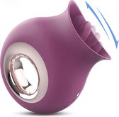 Luxury Tongue Vibrator Vrouwen - Clitoris Stimulator - G-spot Vibrator - Zuig Vibrator - Tongue Vibrator Women - Massager - Intense Orgasme - Sex Toys Voor Vrouwen- Erotiek Voor Vrouwen- Cadeau Idee Vrouw- Valentijnsdag cadeau vrouw