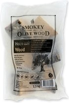 Rookchunks nr.5 1,5 kg steeneik Smokey Olive Wood