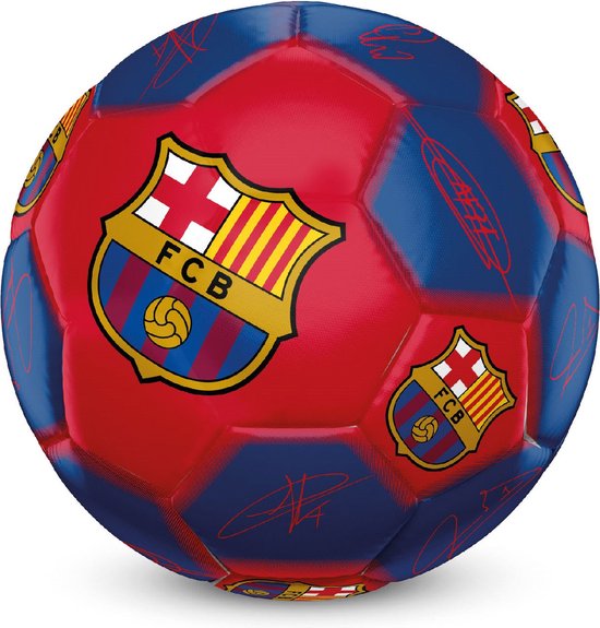 FC Barcelona - voetbal met handtekeningen - maat 5