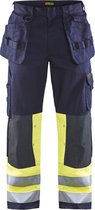 Blaklader Multinorm werkbroek 1479-1514 - Marine/High Vis Geel - D92